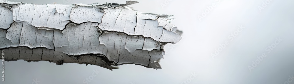Poster torn paper with hole, a visual representation of damage, revealing hidden layer beneath the surface
