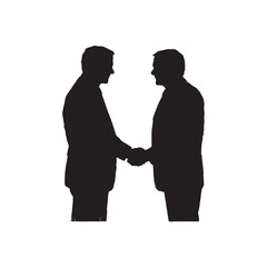 two businessmen shaking hands
