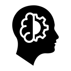 Machine Learning Glyph Icon Design