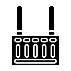 Modem glyph icon