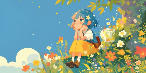 Children drawing illustration design