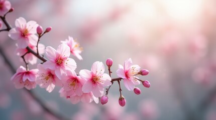 Naklejka premium Delicate plum blossoms