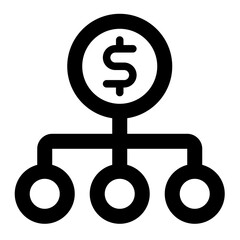 budgeting icon for illustration