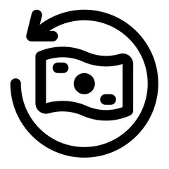 cash back icon for illustration