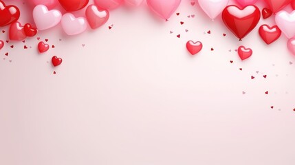 Vibrant Collection of Colorful Hearts and Balloons for Valentine's Day Celebrations and Romantic Decor Ideas