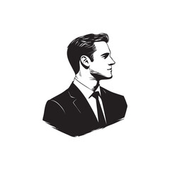 business man silhouette