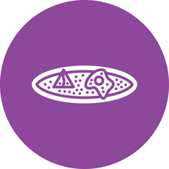 Gourmet Presentation glyph circle icon