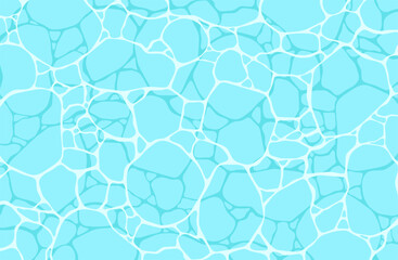 水面のベクターイラスト シンプル 海 波 水