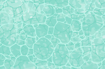 水面のベクターイラスト シンプル 海 波 水