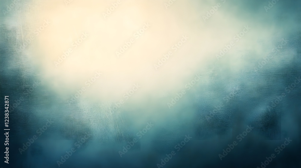 Poster abstract teal and beige textured background subtle gradient digital art modern design elegant style 
