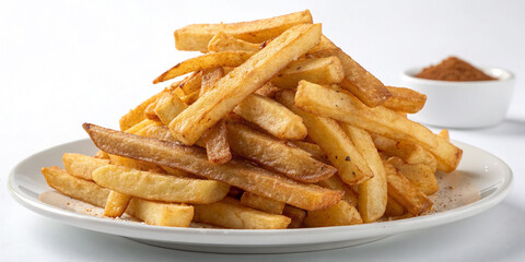 A Heap of Delicious Potato Fries for Snack Lovers