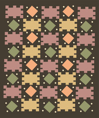 Bohemian pattern seamless background, geometric bohemian pattern, colorful bohemian background 