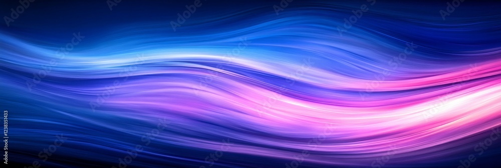 Poster vibrant gradient of flowing layers and abstract movement in a vivid palette vector design