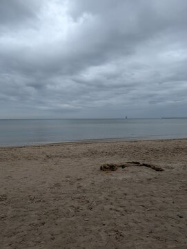 beach and the baltic sea