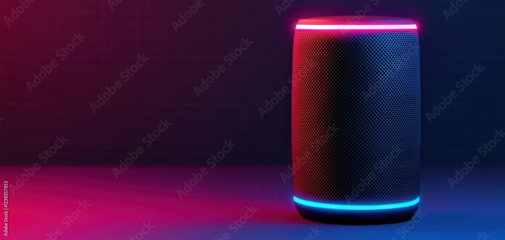 Aufkleber digital payments qr code payments innovation. smart systems glowing with voice-activated qr code pay