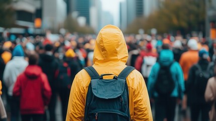 A lively and colorful cosplay convention with a large crowd of attendees dressed in creative and diverse costumes enjoying the festive atmosphere and entertainment in the bustling city streets