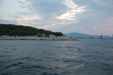 Wonderful landscape Adriatic Sea Croatia