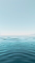 Obraz premium The ocean is calm and peaceful, with no visible land in the distance
