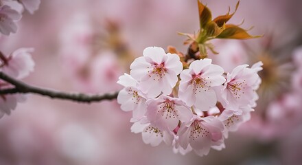 Beautiful Pink Cherry Blossoms Spring Flowers