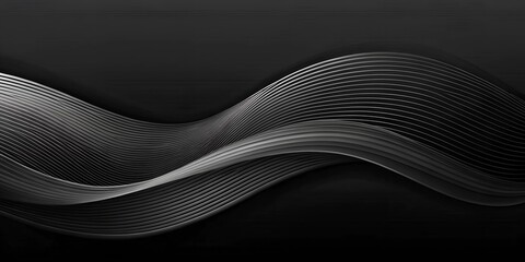 black and white monochromic wave background