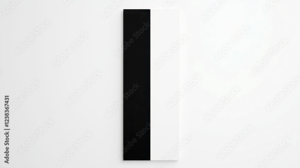 Poster geometric harmony, abstract black-and-white patterns create a striking balance of form and simplicit