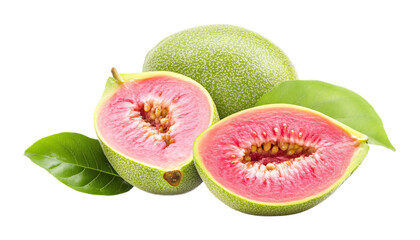 Guava isolated against a white background