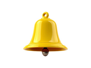 Yellow Bell Isolated on transparent Background
