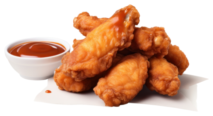 PNG Fried chicken sauce fried food.