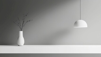 Noir Elegance, a sophisticated monochrome aesthetic featuring high contrast, refined simplicity, and a minimalist backdrop that emphasizes clean lines and open space