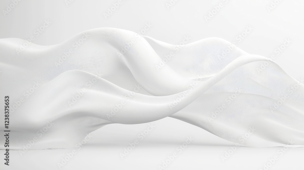 Poster veiled light, an elegant monochrome scene where shadows and glows interplay in a minimalist setting,