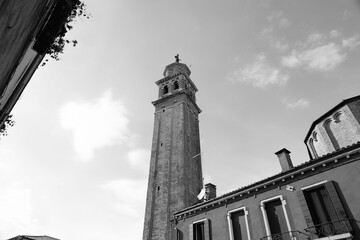 Obraz premium Santa Maria dei Carmini, or Carmini, is a large Roman Catholic church in the sestiere of Dorsoduro in Venice, Italy