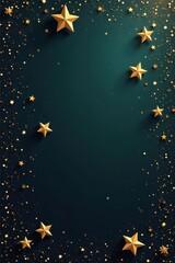 Abstract gold star pattern, subtle lines, elegant Xmas backdrop, seamless repeat vector design, texture, sparkle, graphic