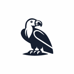 Andean condor bird Icon on White Background, Simple Vector Illustration design