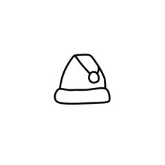 Christmas Hat Line Icon