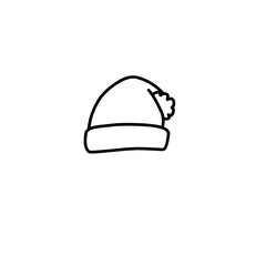 Christmas Hat Line Icon