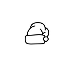 Christmas Hat Line Icon