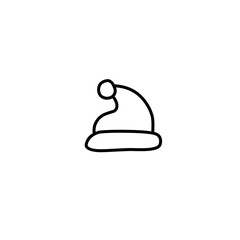 Christmas Hat Line Icon