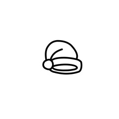 Christmas Hat Line Icon