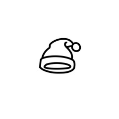 Christmas Hat Line Icon