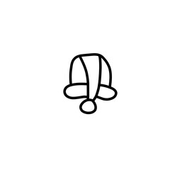 Christmas Hat Line Icon