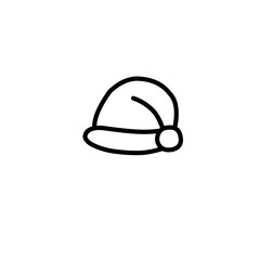 Christmas Hat Line Icon