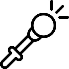 Vector Icon Magic Wand, Magic, Magic Stick, Entertainment, Magician