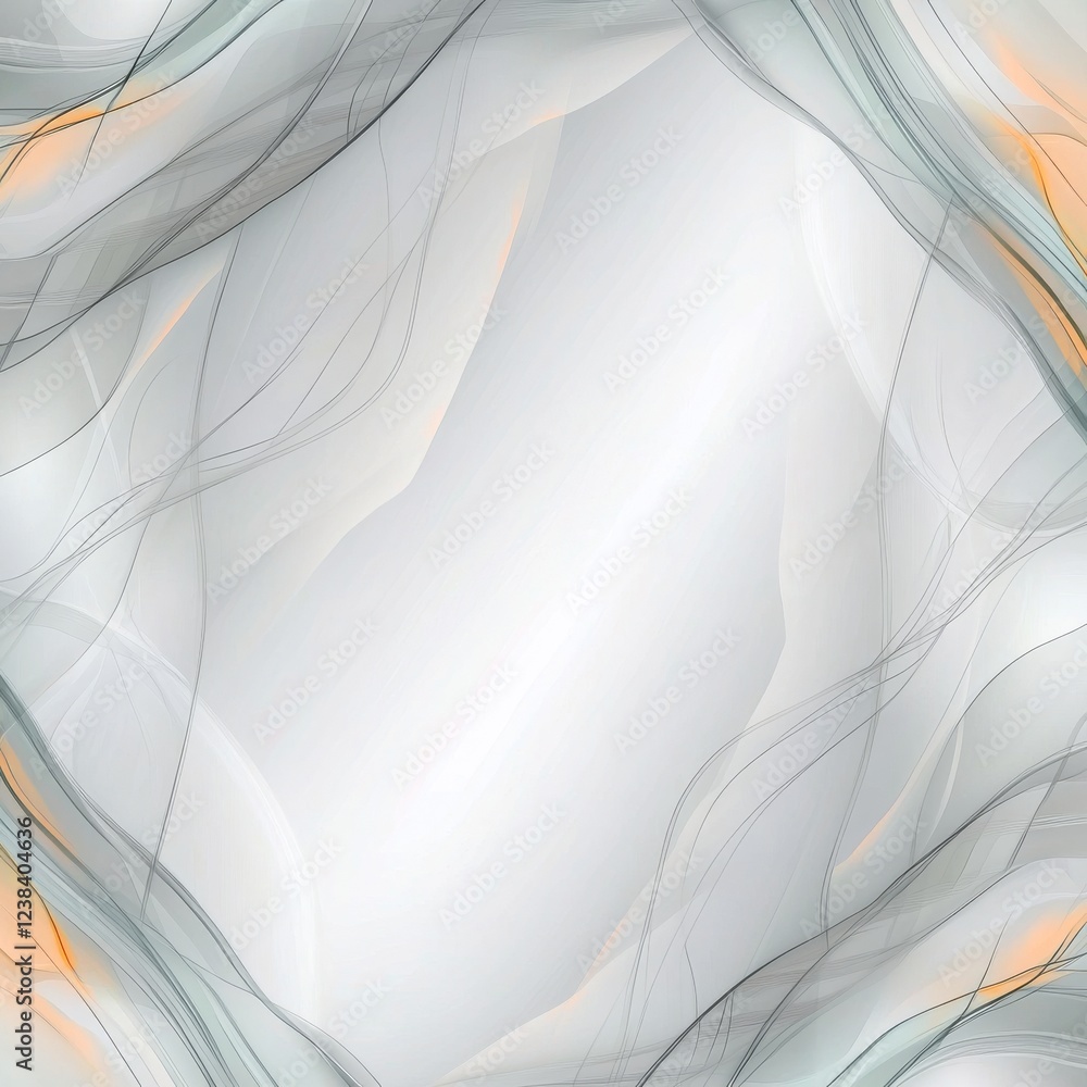 Poster a soft, abstract design featuring flowing lines and gentle colors, creating a serene and modern back