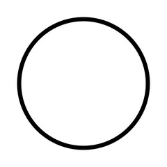 black circle illustration, black color