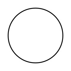 black circle illustration, black color