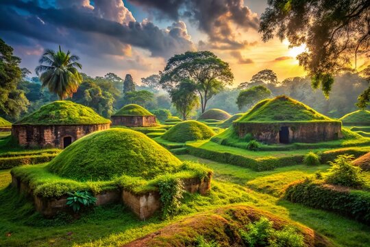 Ancient Ahom Burial Mounds, Charaideo, Assam, India:  Mystical Urban Exploration Photography