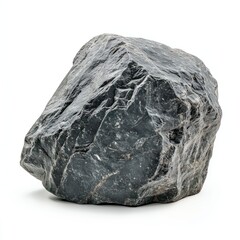 Obraz premium Dark Grey Rough Stone Texture Image rock isolated gh transparent background