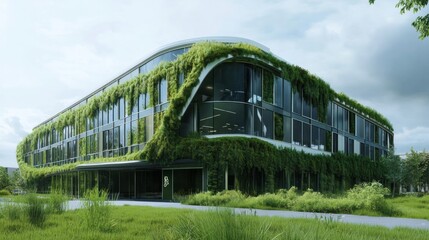 Obraz premium Urban Sustainability, Solar Panels on Rooftop in a Bustling Cityscape