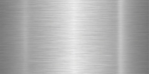 Highly Polished Metal Texture with Subtle Linear Grain