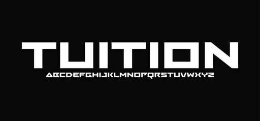 Creative modern urban alphabet font. Digital abstract moslem, futuristic, fashion, sport, minimal technology typography. Simple numeric vector illustration
